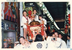 昔の八坂神社のお祭り